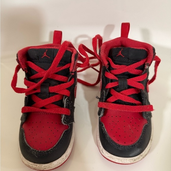 Jordan Other - JORDAN Kids Red and Black Sneakers